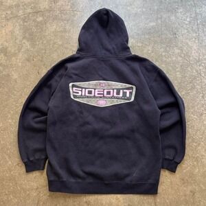 Vintage 90's y2k‎ Sideout Surf Skate Hoodie Size XL